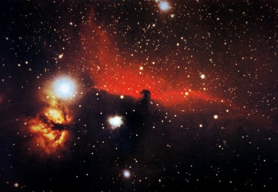 Horsehead Nebula Kodacolor400 - Meade 100mm f/8 Achromat 35 minutes