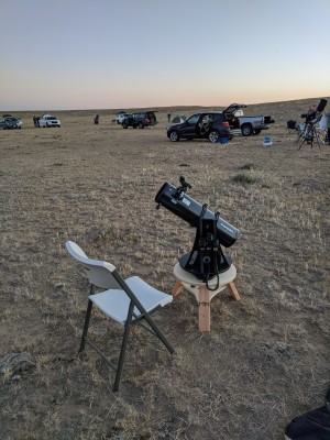 Tripod with Scope at Star Party