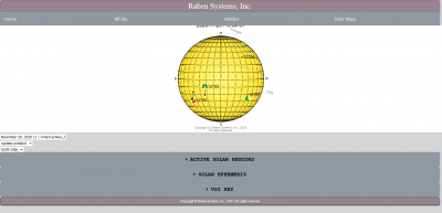 Solar Map of Active Regions Raben Systems 11-26-2020.png