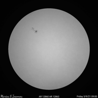 Sunspots 3 9 21 AR 12870 12863.jpg