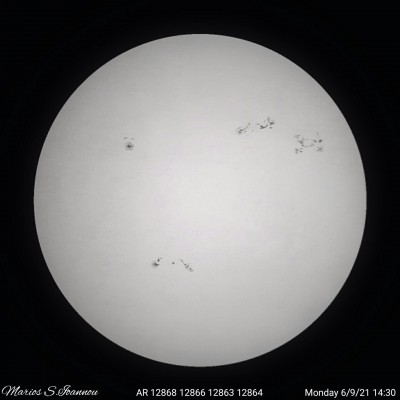 Sunspots 6 9 21 AR 12868 12866 12864 12863.jpg