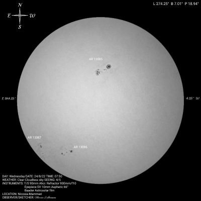 Sun on 24 8 22 Sunspots wl.png