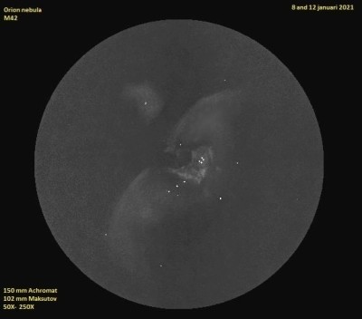 M 42 Orion nebula Finale Januari 2021 .jpg