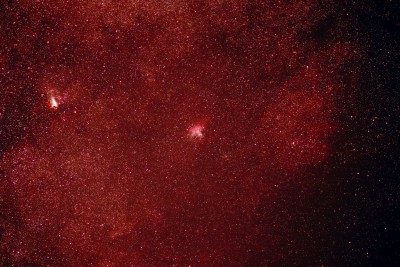 Omega Nebula - Eagle Nebula 200mm f2.8 Canon telephoto.jpg