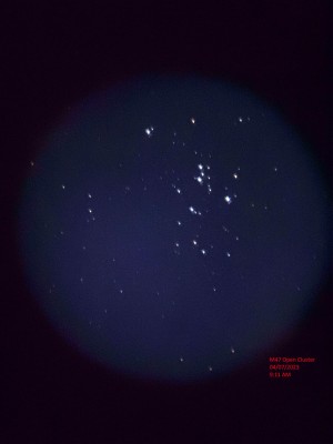 M47 Open Cluster