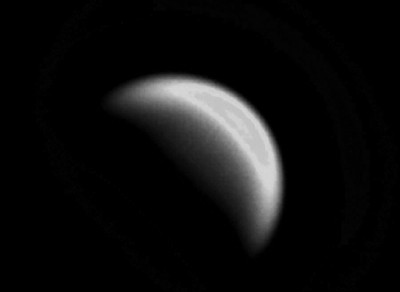 Venus in mono using same blue filter