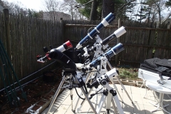 some of my gear on my observing platform